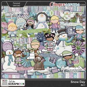 Snow Day-1 Kit by Let Me Scrapbook Snow Day-1 Kit by Let Me Scrapbook