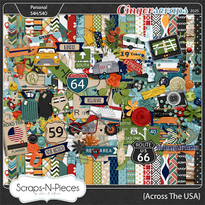 Across The USA Kit by Scraps N Pieces Across The USA Kit by Scraps N Pieces