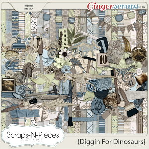 Diggin' For Dinosaurs - Scraps N Pieces