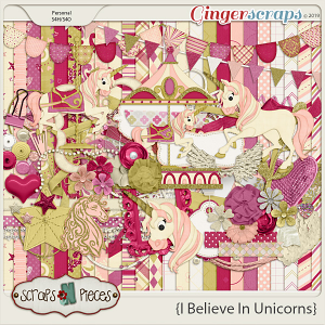 I Believe in Unicorns by Scraps N Pieces