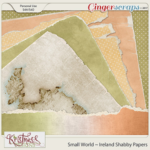 Small World ~ Ireland Shabby Papers