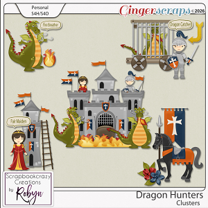 Dragon Hunters Clusters by Scrapbookcrazy Creations