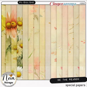 Be The Reason - Special Papers - by Neia Scraps
