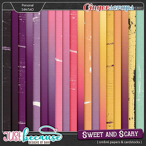 Sweet and Scary Ombré Papers & Cardstocks by JB Studio