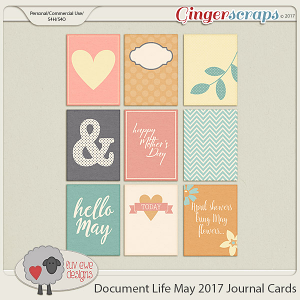 Document Life May 2017 Cards by Luv Ewe Designs