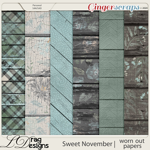 Sweet November: Worn Out Papers by LDragDesigns