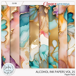 CU Alcohol Ink Papers Vol 25 by Ilonka's Designs