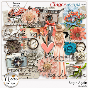 Begin Again - Elements - by Neia Scraps Begin Again - Elements - by Neia Scraps