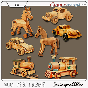 CU Wooden Toys Set 1 Elements