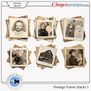 Vintage Frame Stacks 1 by Wetfish Designs