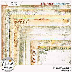 Flower Season - Messy Edges - by Neia Scraps