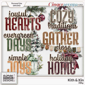 Kith & Kin Titles by Aimee Harrison