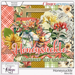 Honeysuckle Mini Kit by scrapbookcrazy Creations