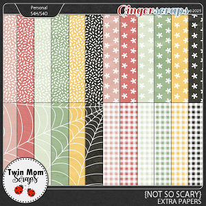 Not So Scary - EXTRA PAPERS by Twin Mom Scraps