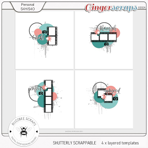 Buzzbee Scraps: Shutterly Scrappable Templates