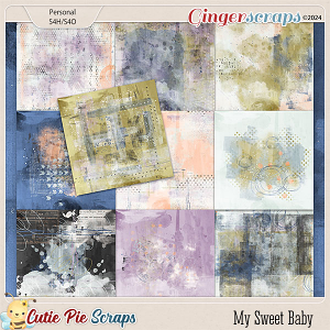 My Sweet Baby Painted Papers