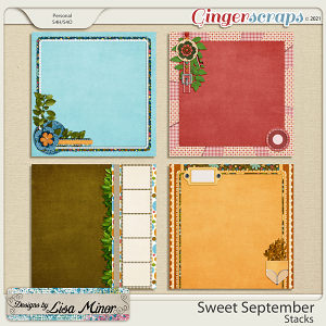 Sweet September Stacks from Designs by Lisa Minor