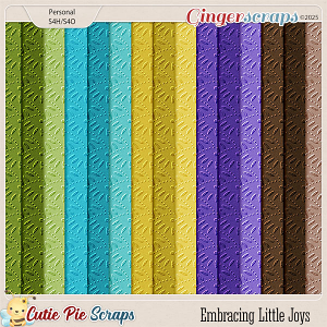 Embracing Little Joys Embossed Papers
