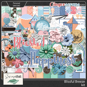 Blissful Breeze Kit by ScrapChat Designs