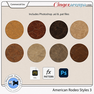 American Rodeo Layer Styles 3 by Wetfish Designs 