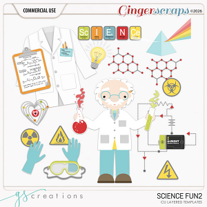 Science Fun2 Layered Templates (CU) by GS Creations