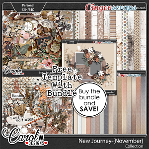 New Journey-{November} Collection+Free template