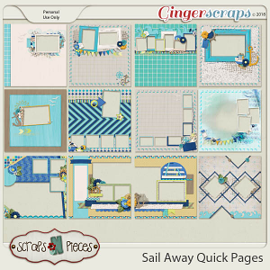 Sail Away Quick Pages by Scraps N Pieces 