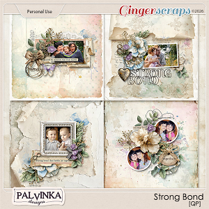 Strong Bond QP by Palvinka Designs
