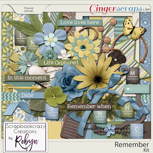 Remember Kit by Scrapbookcrazy Creations