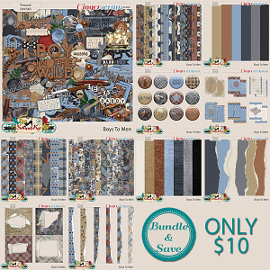 Boys To Men Bundle by The Scrappy Kat