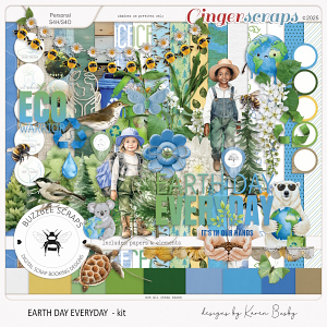 Buzzbee Scraps: Earth Day Everyday Kit Buzzbee Scraps: Earth Day Everyday Kit