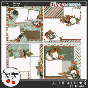 All the Fall Things - QUICK PAGES by Twin Mom Scraps