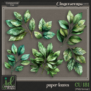 CU & PU 181 ~ Paper Leaves