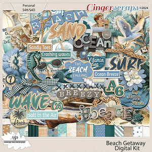 Beach Getaway Collection -by Adrienne Skelton Designs 