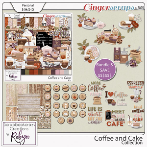Coffee and Cake Collection by Scrapbookcrazy Creations