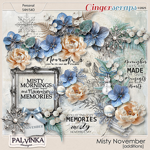 Misty November Additions by Palvinka Designs