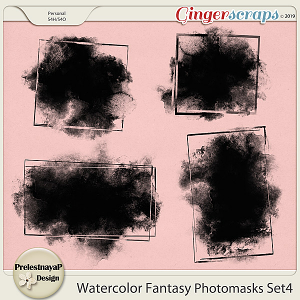 Watercolor fantasy Photomasks Set4