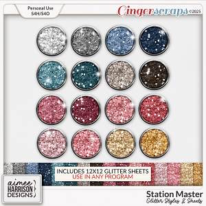 Station Master Glitters by Aimee Harrison