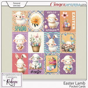 Easter Lamb Pocket Cards by Scrapbookcrazy Creations