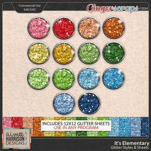 It's Elementary Glitters by Aimee Harrison