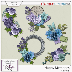 Happy Memories Clusters by Scrapbookcrazy Creations