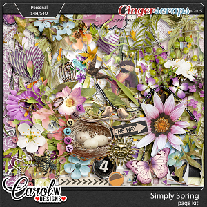 Simply Spring-Page Kit