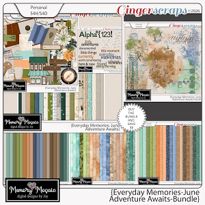 Everyday Memories: June - Adventure Awaits Bundle by Memory Mosaic