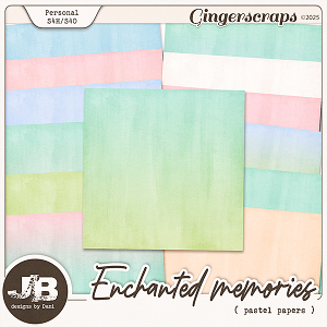 Enchanted Memories Pastel Papers by JB Studio