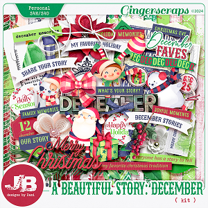 A Beautiful Story: December Kit by JB Studio