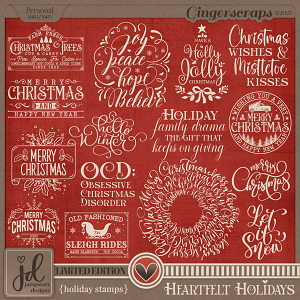 Heartfelt Holidays {Holiday Stamps} LIMITED EDITION