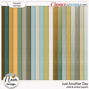 Just Another Day - Solid & Ombré Papers - by Neia Scraps