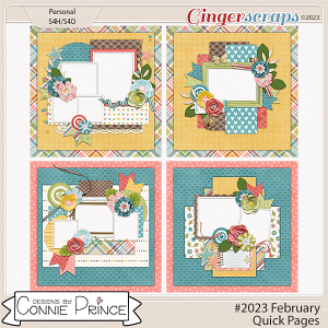 #2023 February - Quick Pages by Connie Prince