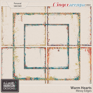 Warm Hearts Messy Edges by Aimee Harrison