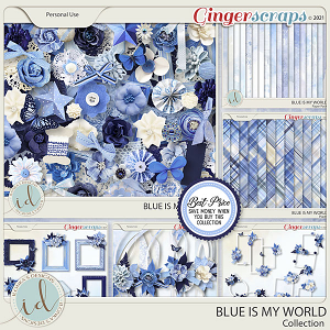 Blue Is My World Collection by Ilonka's Designs